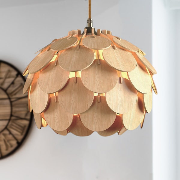 Wood Lamp Shade Etsy