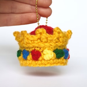 Mini Jeweled Crown - Crochet Pattern Instant Download