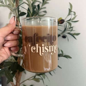 Cafecito y Chisme Mug, Cafecito y Concha Cup, Cafecito y Chisme Glass, Cafecito y Chisme, Cafecito y Pan Dulce, Cafecito Mug, Conchas Cup