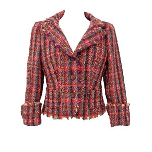 Wool colorful jacket Claudia Strater