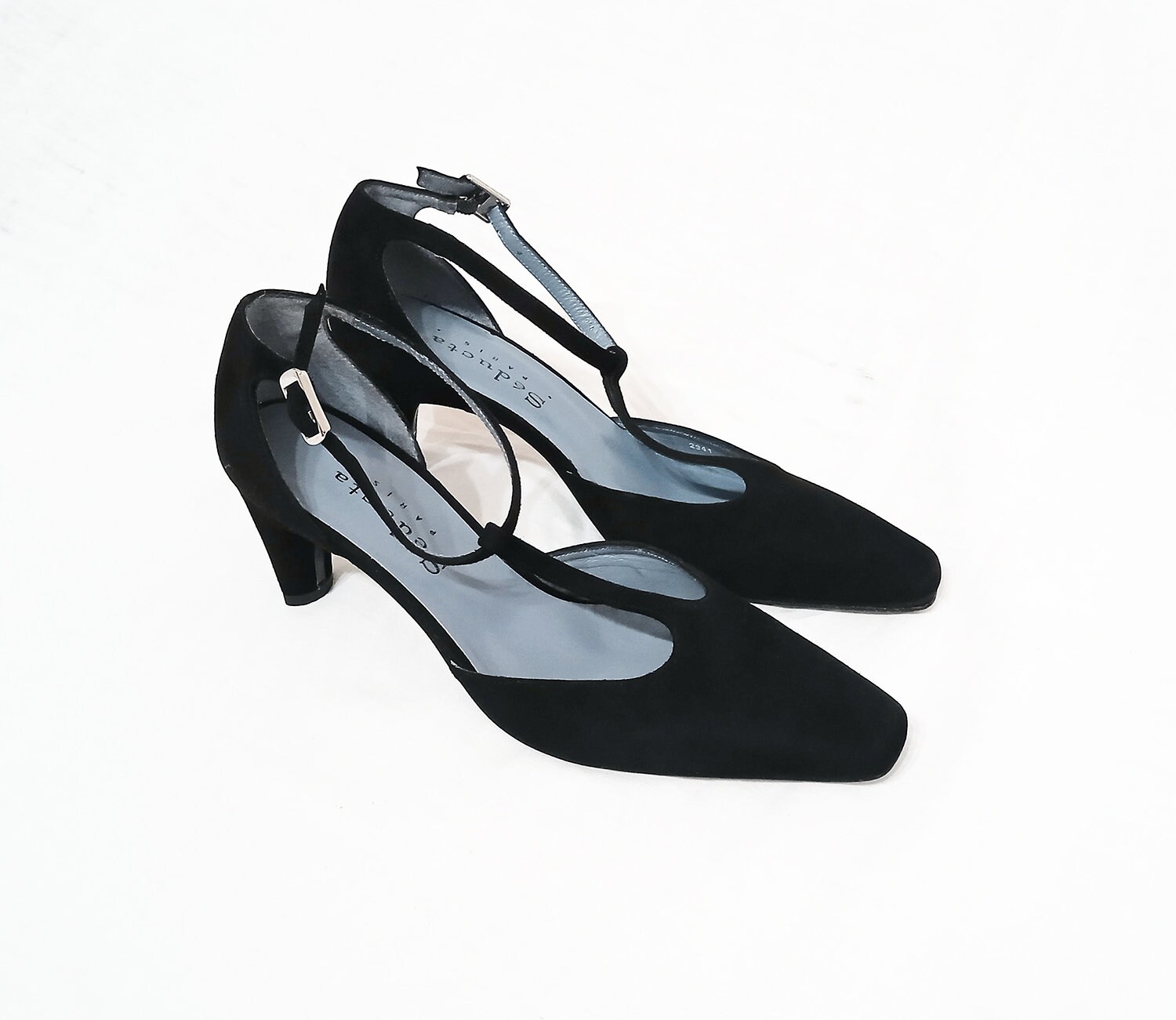 Classic T-Screw Pointed Suede Pumps
