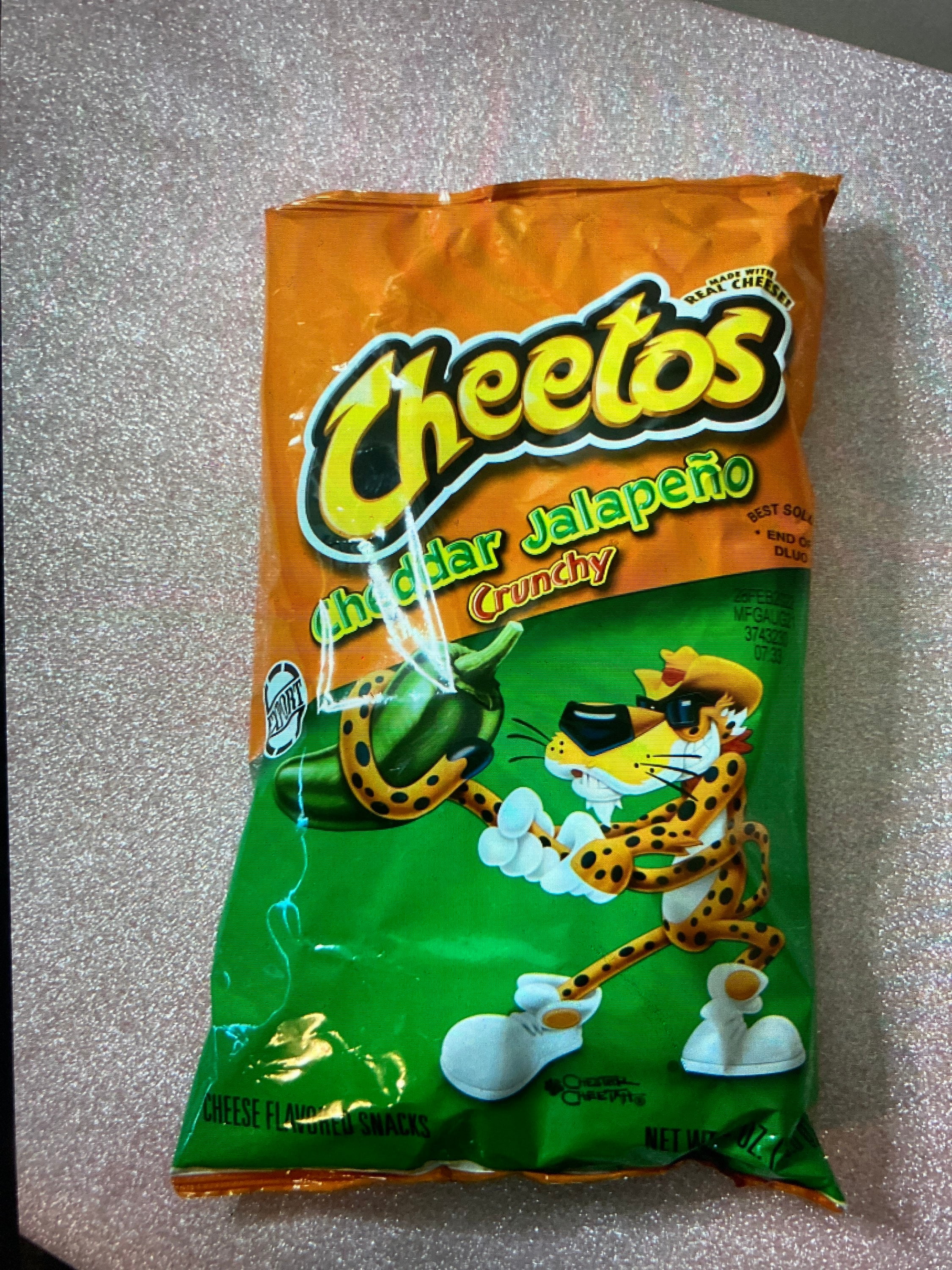 Cheetos Crunchy Cheddar Jalapeño – 226g – The Bag