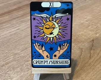 Grumpy Sunshine Trope-magneet - Tarot - Trope - Bookish