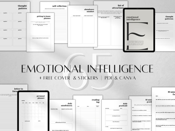 Emotional Intelligence Planner | Self-Awareness, Goal Setting (A5 A4 PDF)