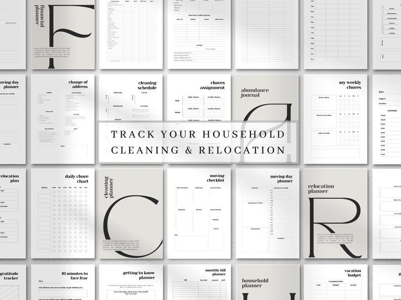 ADHD Brain Dump Planner Printable | Productivity Ultimate Life Bundle | Therapy Journal Self-Care PDF image 4