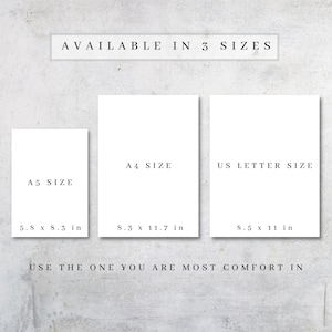 Life Coach Planner Printable | Wellness Worksheet Bundle (PDF A5, A4) image 4