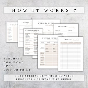 Wedding Planner Printable Printable Wedding Planner Pages Wedding Plan ...