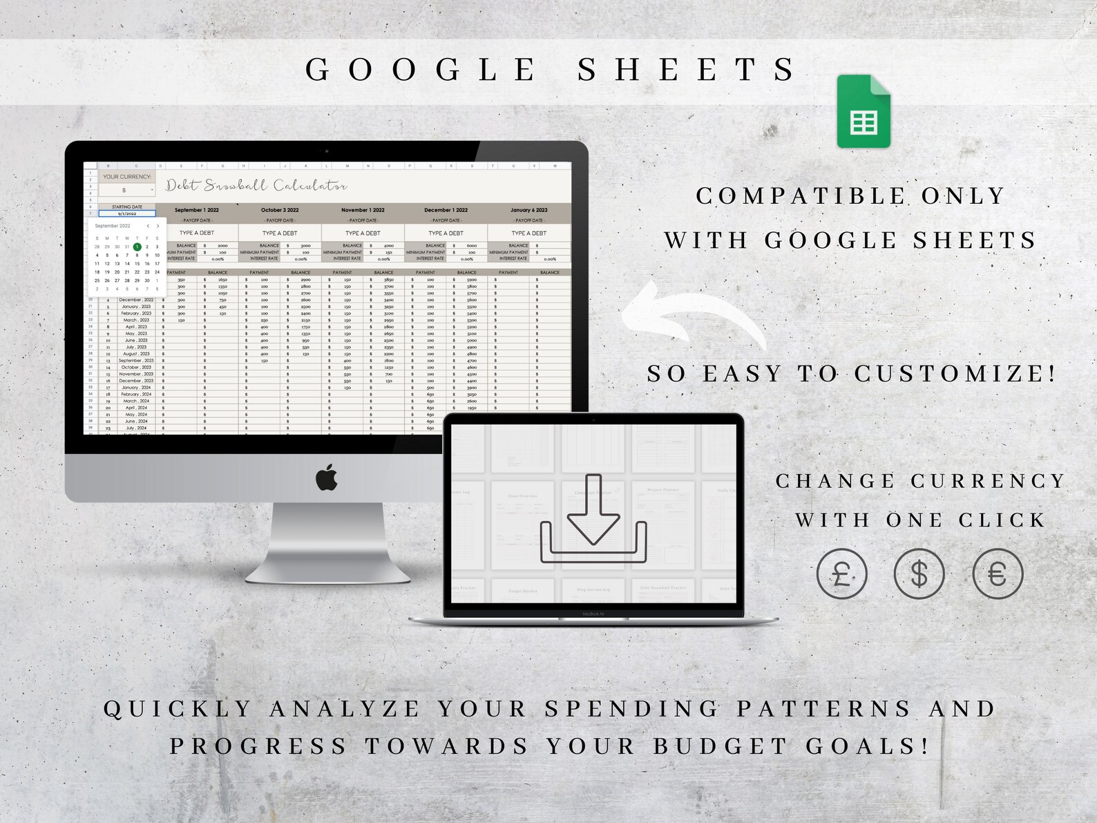 Budget Spreadsheet Google Sheets Digital Budget Dashboard - Etsy