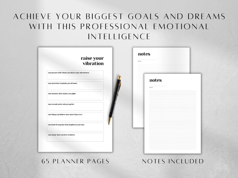 Emotional Intelligence Planner , Self-Awareness, Goal Setting A5 A4 PDF bild 3