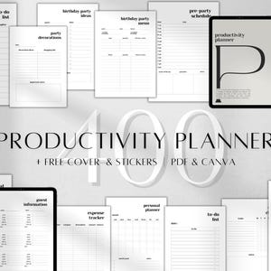 2025 Digitaler Kalender | Bearbeitbarer Lebens-Produktivitätsplaner PDF | Ziel, Budget, Gewohnheit Wellness Tracker | A5-A4 US Letter | GoodNotes Bereit