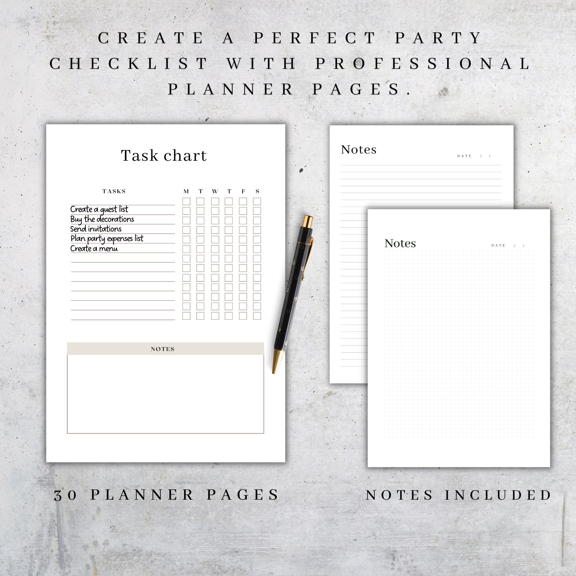 Printable Birthday Planner Party Planner Event Organizer - Etsy