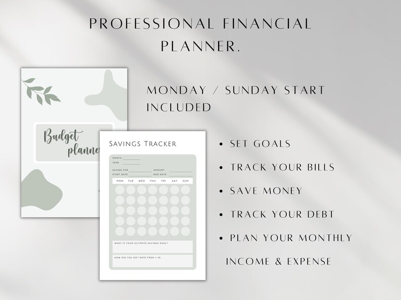 Printable 2026 Budget Planner | Monthly Expense Tracker (A5 A4 PDF ...
