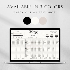 Budget Planner | Biweekly Budget Template Google Sheets | Monthly Expense Bill Income | Debt Savings Tracker Spreadsheet, Budget Binder image 8