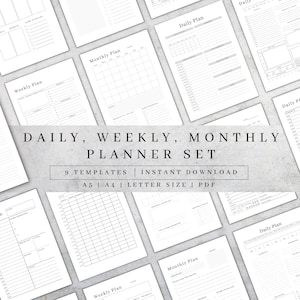 Printable Planner - Etsy