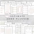 ADHD Planner Printable Pdf for Adults | Ultimate Productivity Organizer A4\/ A5\/ US Letter product logo