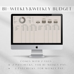 Paycheck Budget Spreadsheet | Biweekly Budget Template | Weekly Budget Template | Budget Spreadsheet Google Sheets | Bill Tracker image 4