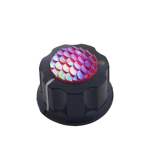 Violet Dragon Scale Guitar Knobs | Violet  | Shimmering Iridescent Design | Custom Made in Indiana by Rivertown Knobs