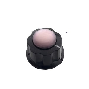 Beautiful Pink Hand Brushed Resin Guitar Knobs | Artistic Swirl Design | Custom Made in Indiana by Rivertown Knobs
