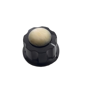 Beautiful Blonde Hand Brushed Resin Guitar Knobs | Artistic Swirl Design | Custom Made in Indiana by Rivertown Knobs