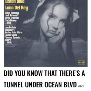 Lana Del Rey Minimalist music album prints 6x4&quot;