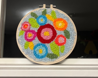 Punch needle wall art