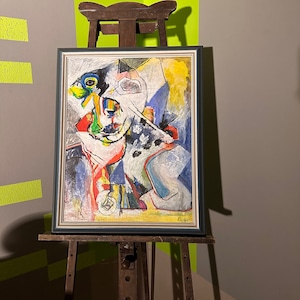 Unique oil painting by Carl Siebert