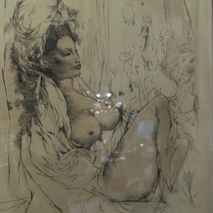 Limited original lithograph by Otto Bachmann (hand signed)