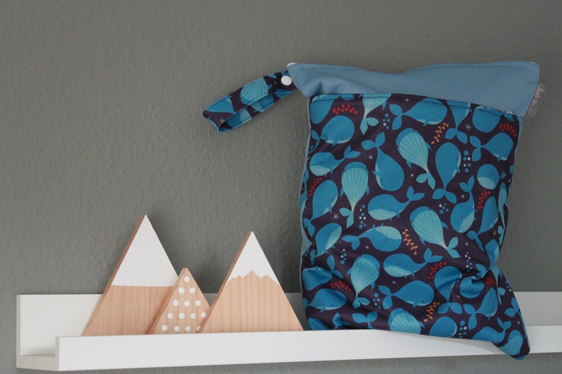 Personalizable Wetbag 30 X 40 Cm Wet Bag Daycare Bag I Diaper Bag