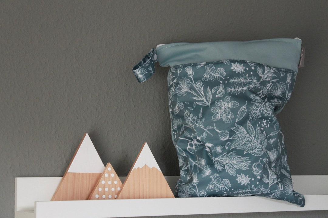 2x Wasserdichte Windel-Nasstaschen | Schwimm-Taschen Für Baby & Nasse Kleidung 28x40cm