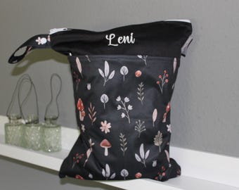 Personalized wet bag 30 x 40 cm | Wet bag | Daycare bag | Diaper bag | Period underwear | Baby gift | Swim bag | Mother's Day