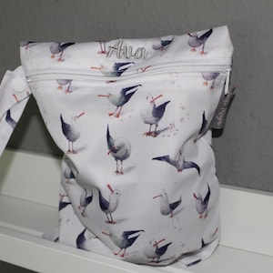 Sac étanche personnalisable 18 x 25 cm I sac étanche I sac à langer I sous-vêtements menstruels I sac de bain respirant-déperlant