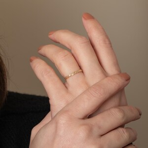 Celtic Knot Gold Ring, 14k 18k Solid Gold Braided Band, Twisted Rope ...