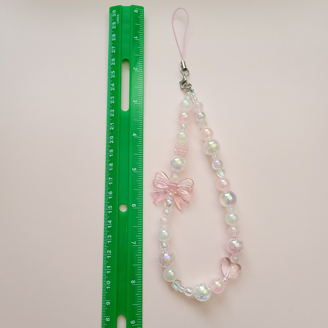 Pink Bow Tie Phone Charm Strap Phone Lanyard Phone Etsy Canada