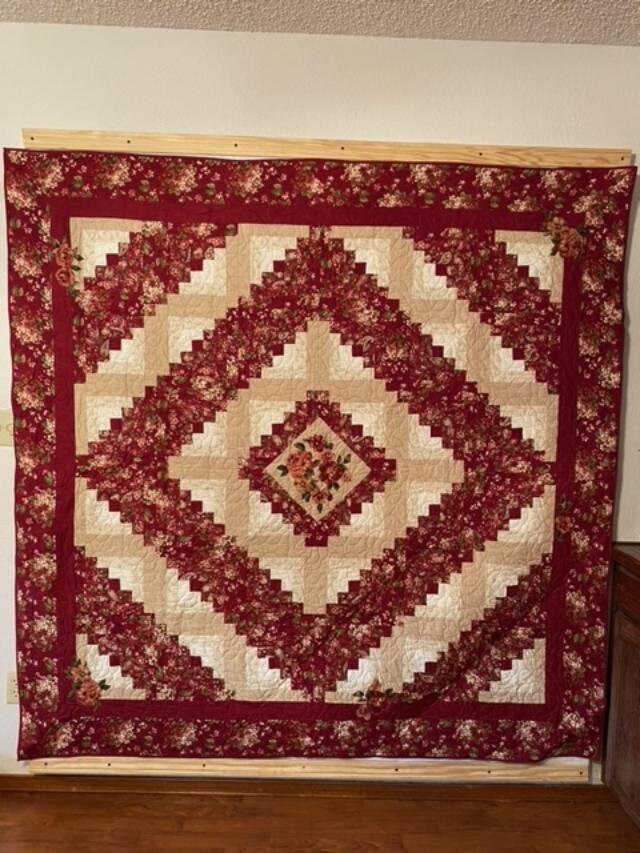 mock log cabin quilt pattern