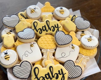 Bee Theme/Baby Shower  Cookies