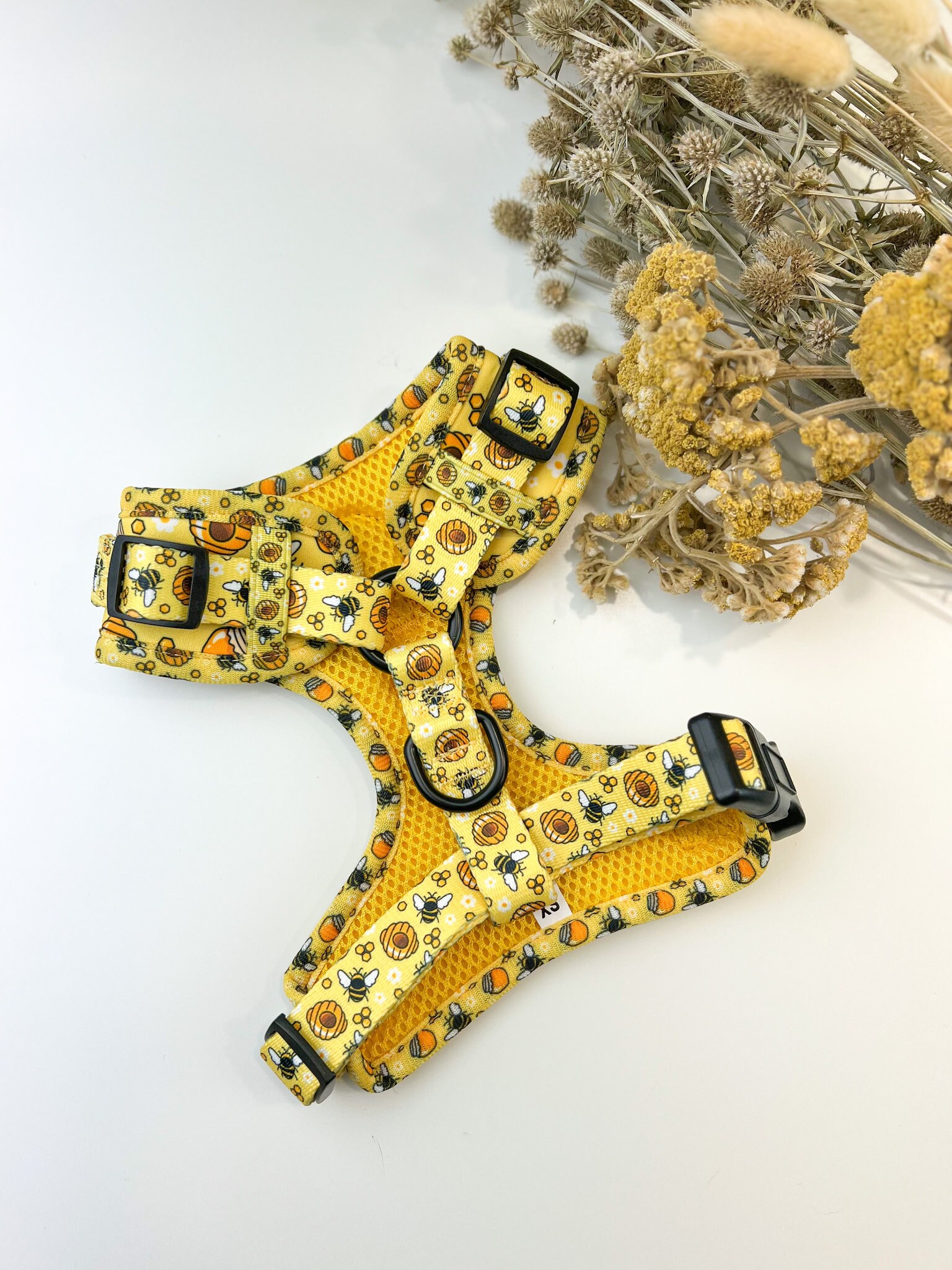 Bee Happy Dog Harness Girl Dog Harness Boy Dog Harness Etsy