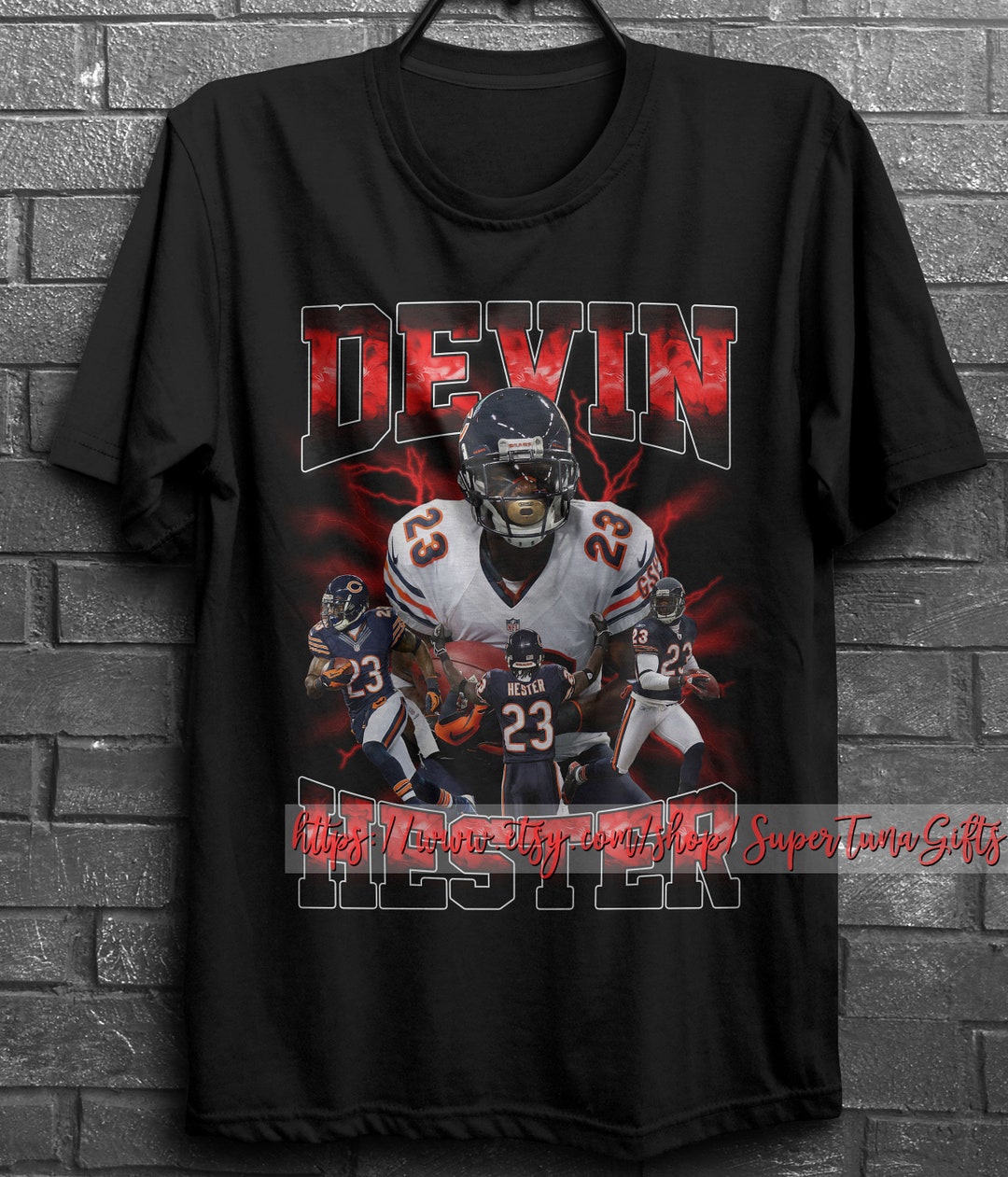 Devin Hester T Shirt Devin Hester 90s Bootleg Shirt Devin Etsy