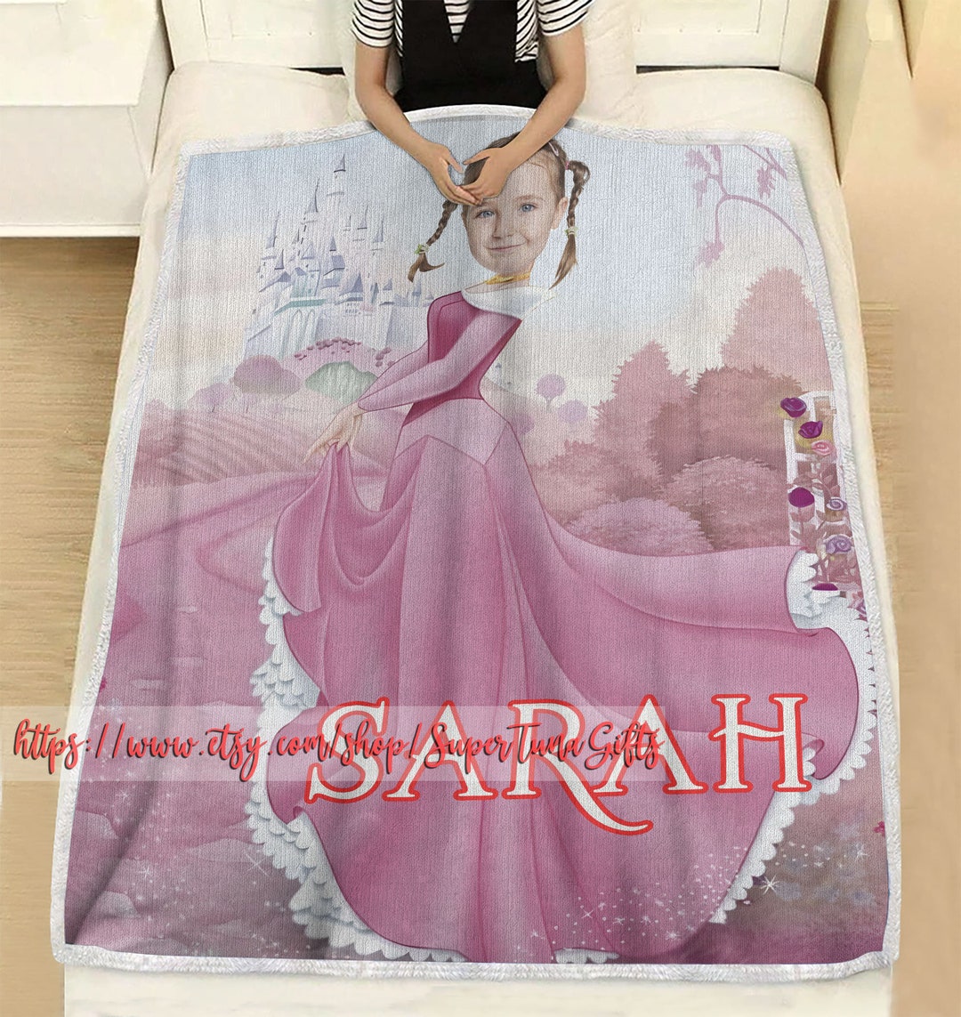 Aurora Face Custom Blanket for Girls Face Custom Blanket for Etsy