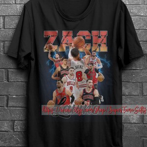 Zach Lavine 90s Vintage Bootleg Chicago Bulls Basketball Nba