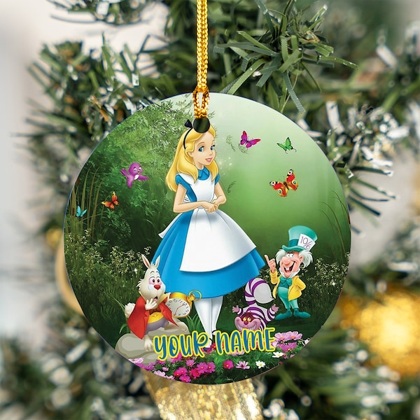 Alice in Wonderland Ornament Etsy