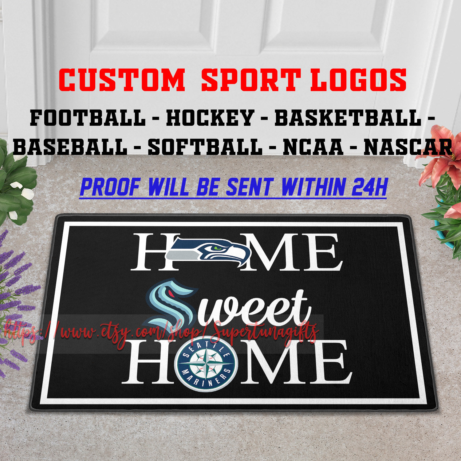 Home Sweet Home - Family Personalized Custom Home Decor Decorative Mat -  Pawfect House ™