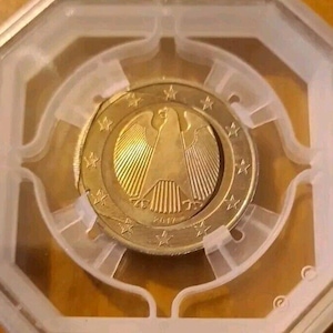 2 Euro Germany,error Misaligned Core 2017 MS 65
