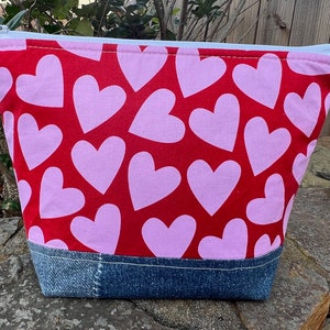 Pocket Hugs! Knitting Project Bag, Crochet Zippered Pouch, Yarn Sock Tote