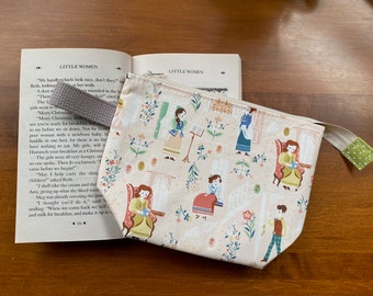 Little Women! Riley Blake Fabric, Knitting Crochet Project Yarn Fiber Craft Bag