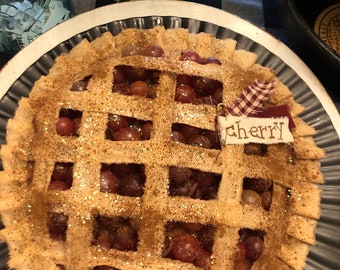 LIMITED Edition: Full Size Faux Cherry Pie with a free mini pie as a gift with purchase!