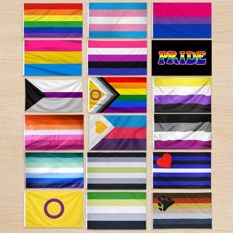 Pride Flag 150 X 90 Cm 5 X 3 Ft - Queer - Gay - Bisexual - Trans ...