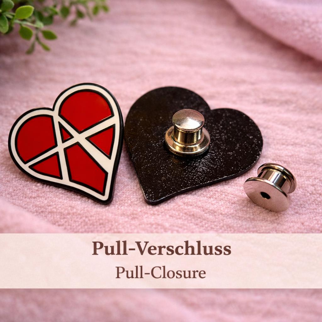 Relationship Anarchy Heart Pin - Ra-heart - Gift - Polyamory