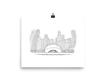 The Bean - Print 8x10