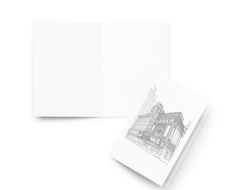 Chicago Landmarks Blank Cards - 5 different designs (Chicago Theatre, CTA State & Lake, Art Institute, Chicago Board of Trade, Marina City)