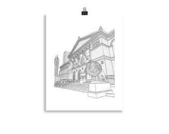Art Institute of Chicago, Michigan Ave - Print